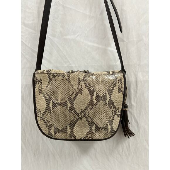 TOUS Snake Print Saddle Bag - Picture 5 of 11